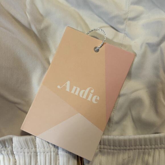 NWT Andie Wyndwood Rib Top Women's Size 3XL White Ribbed One Shoulder NEW - Picture 11 of 12